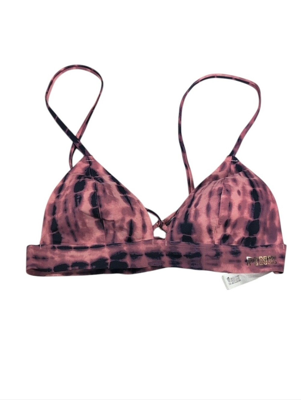 Victoria's Secret PINK Bonded Bralette in Tie Dye Size Medium
